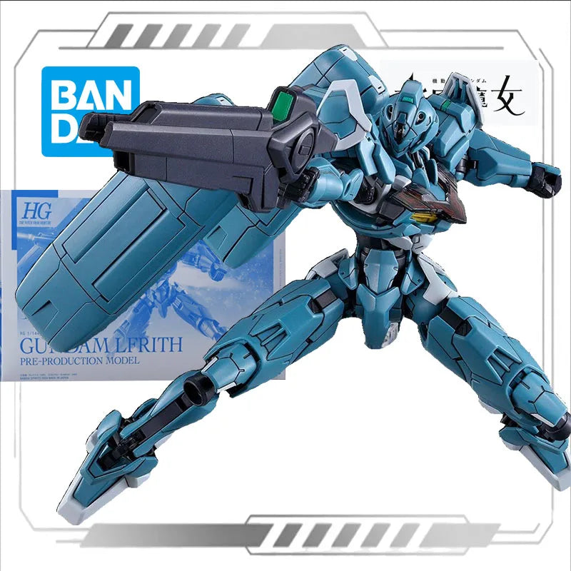 Bandai Original MODEL KIT GUNDAM HG PB 1/144  AERIAL LFRITH HEINGRA Anime Action Figure Assembly Model Toys Gifts for Boys