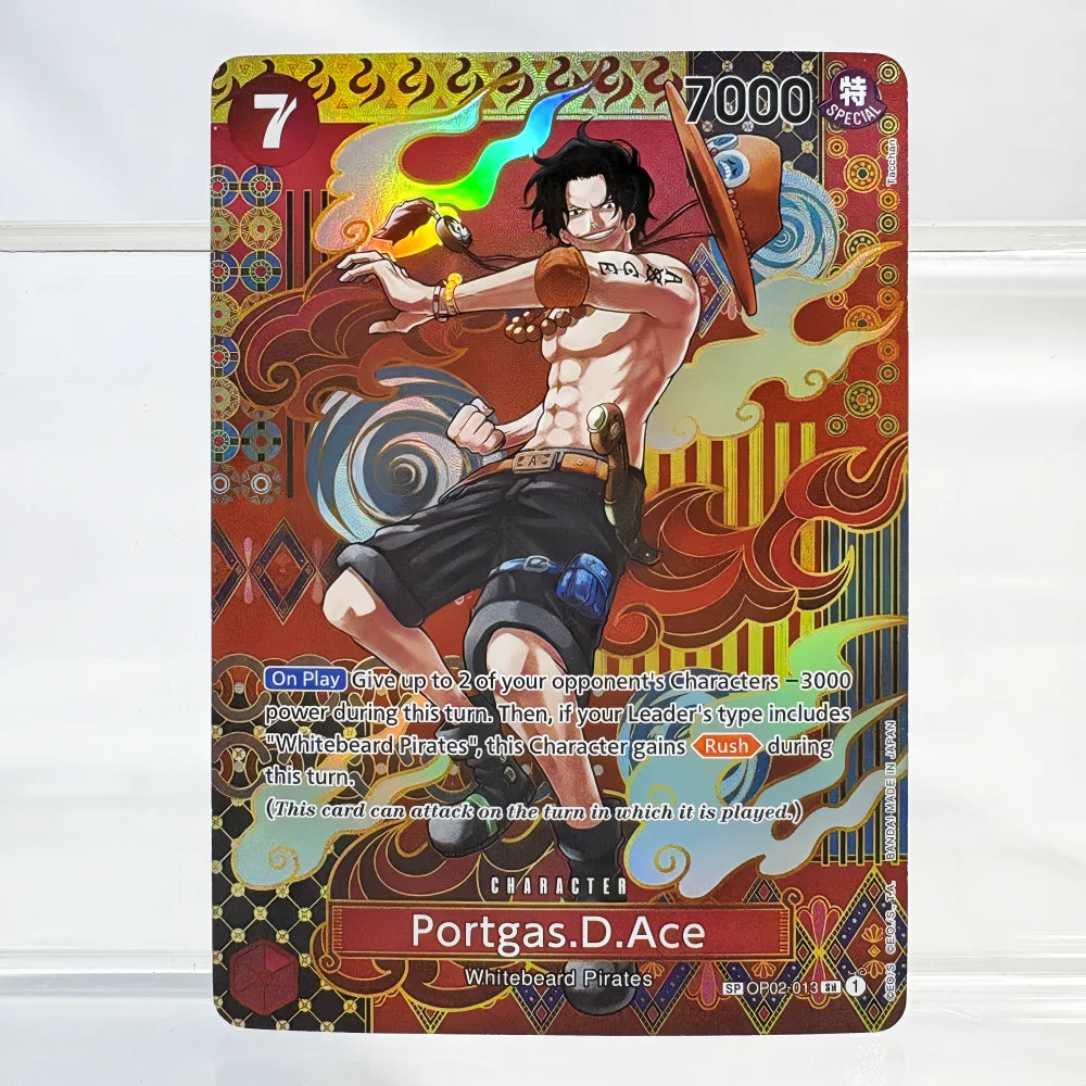 Anime One Piece OPCG Card English Version Shanks/Monkey.D. Luffy/Portgas.D. Ace Game Anime Collection Proxy Cards