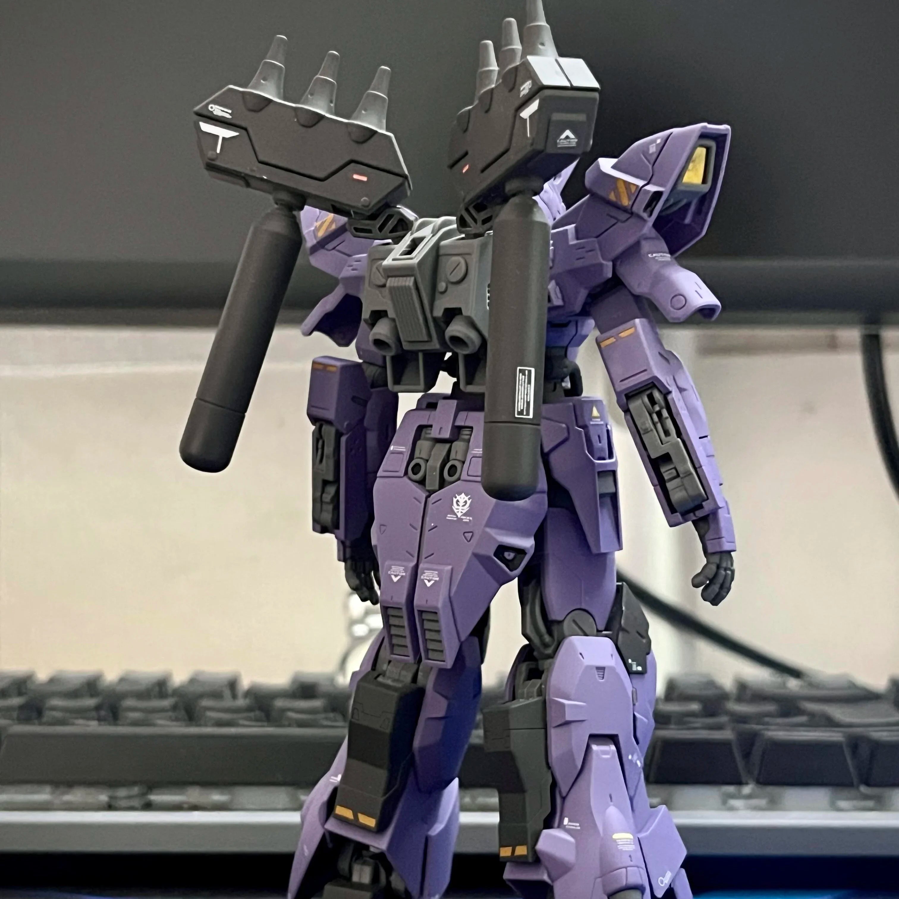JUJIANG HG 1/144 AMS-123X Varguil Moon Fighter Action Figures Assembly Model Kit Anime Figure DIY Robot Toys Kids Birthday Gift