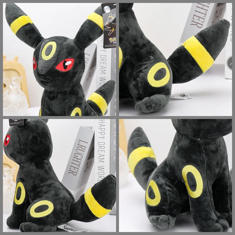 POKEMON Big Size Eevee Umbreon Sylveon Leafeon Espeon Glaceon Plush Toy Anime Stuff Doll Collection Kawaii Gift for Kid