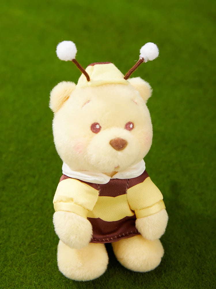 Disney Winnie the Pooh Honey Bee Plush Keychain - Cute Soft Stuffed Animal Toy, Gift for Kids Girls Fans