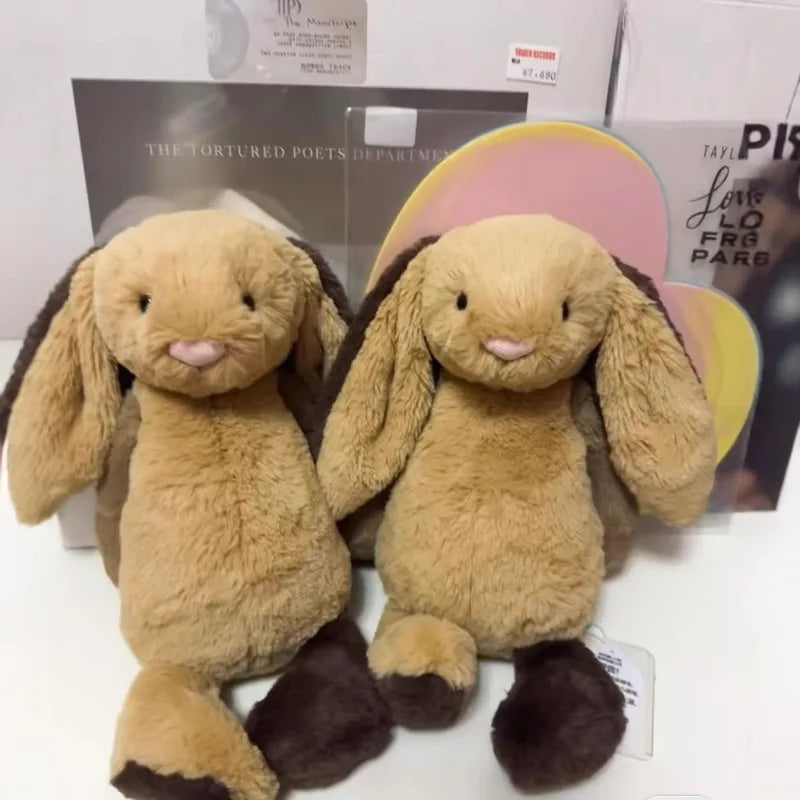 Easter Jely Chocolate Double Color Shy Bonnie Rabbit Plush Doll Home Decoration Holiday Gift
