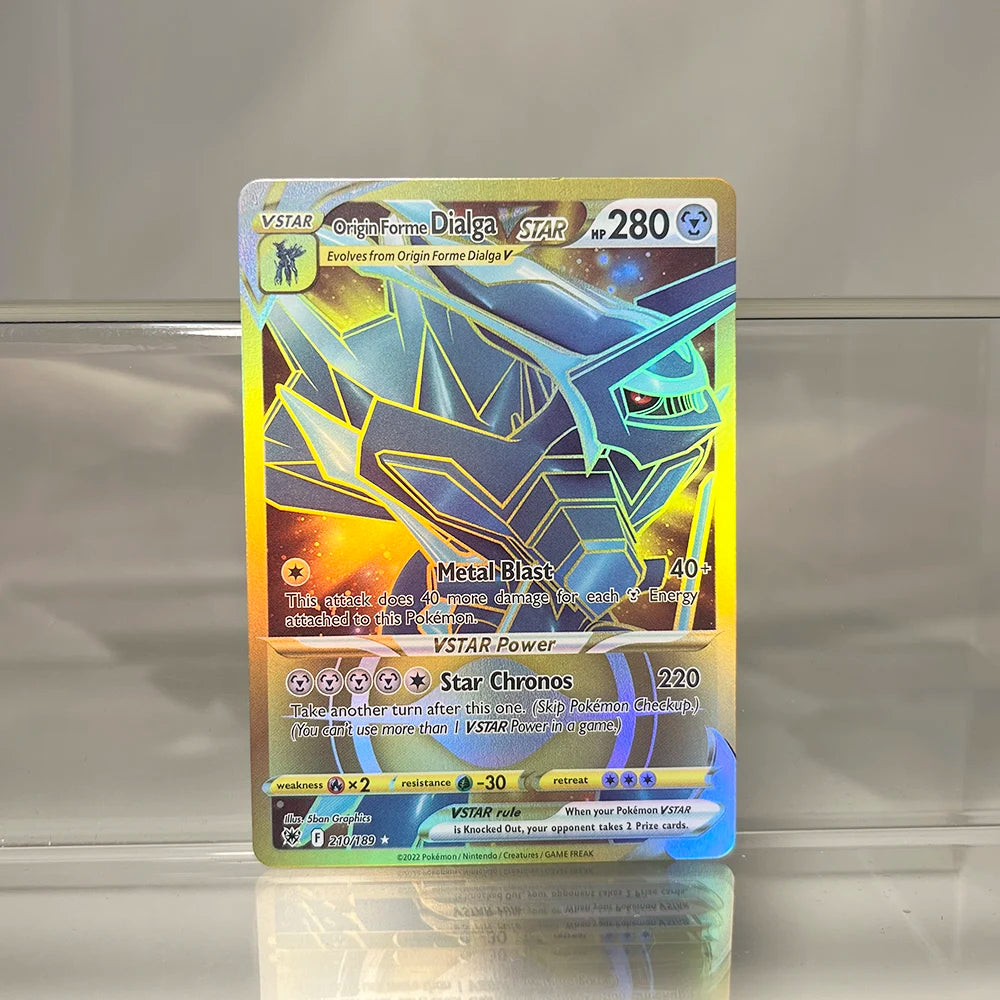 Pokémon Holographic Single Cards Lilligant Leafeon Dragonite Machamp Foil Game Collection Cards PTCG Proxy Cards Kids Toys