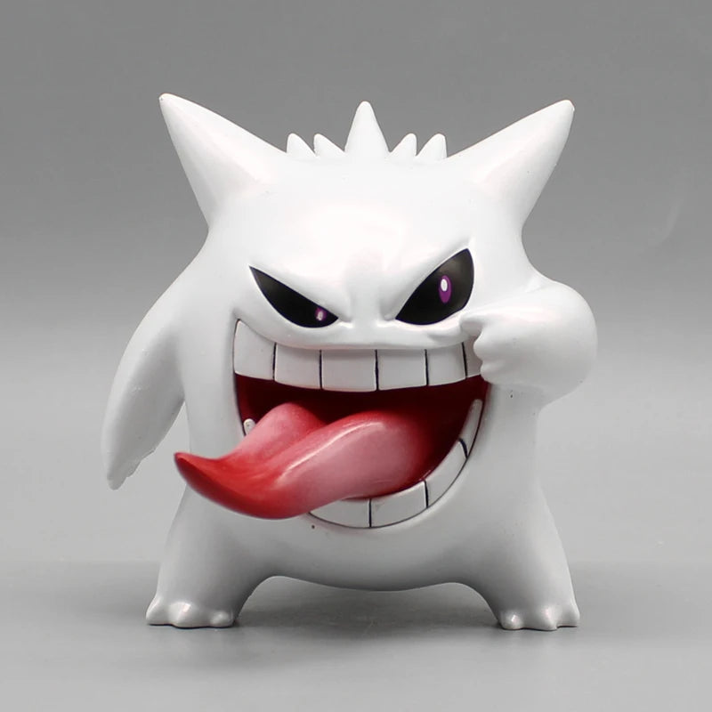 9cm Pokemon Anime Figures Gk Gengar Action Figure Transparent Gengar Cute Figurine PVC Model Doll Room Decoration Toy Boy Gifts