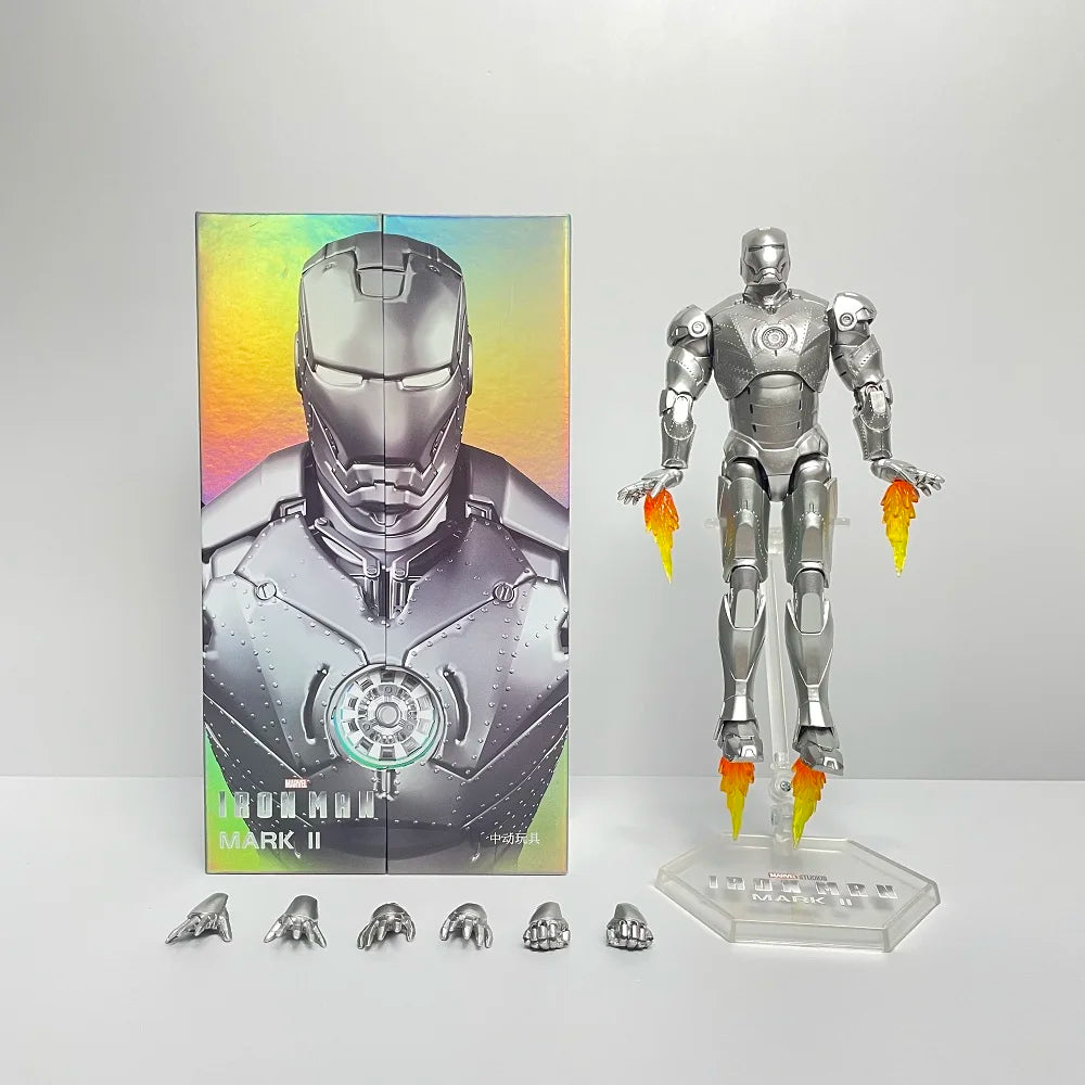 ZD Toys Iron Man Action Figure Iron Patriot MK1-7 MK17 MK33 MK85 MK30 War Machine Legends Avengers Tony Stark Collect Toy Gift