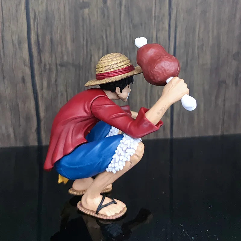 15cm One Piece Anime Figures Straw Hat Monkey D Luffy Action Figure Model Pvc Statue Doll Statue Model Collection Toys Gift