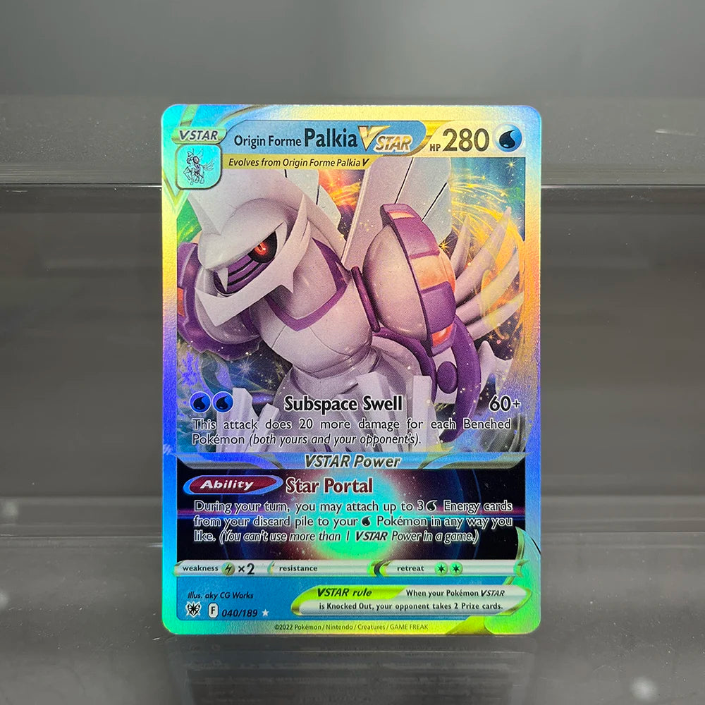 Pokémon Sword-shield Single Holographic Cards Origin Forme Palkia Umbreon Starmie Game Collection Cards PTCG Proxy Cards