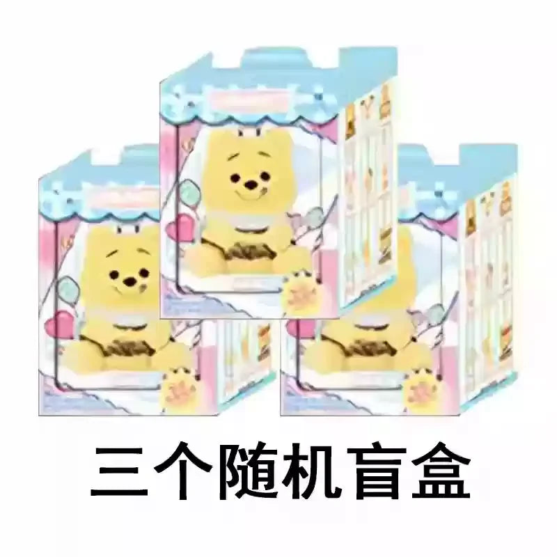 Miniso Disney Pooh Bear Pendant Blind Box Series Naughty Party Vinyl Children'S Toy Cute Model Birthday Gift Ornament Collect