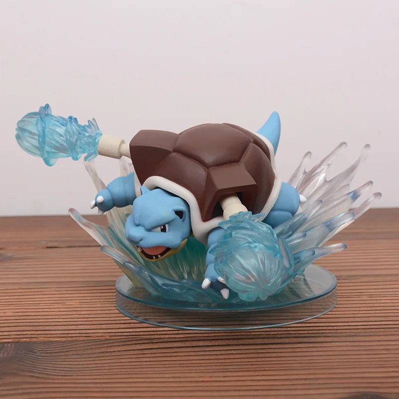 Pokemon 14CM Blastoise Anime Figures PVC Model for Car Desktop Ornament Car Interior Decoration Toys Birthday Gift For Children