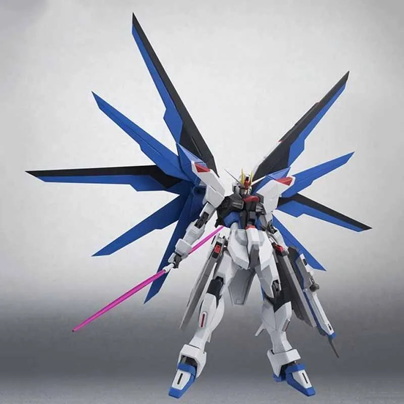 Bandai Original MODEL KIT ROBOT SPIRITS FREEDOM GUNDAM Action Figure Model Toys Gifts For boys Collectible Foam box sends
