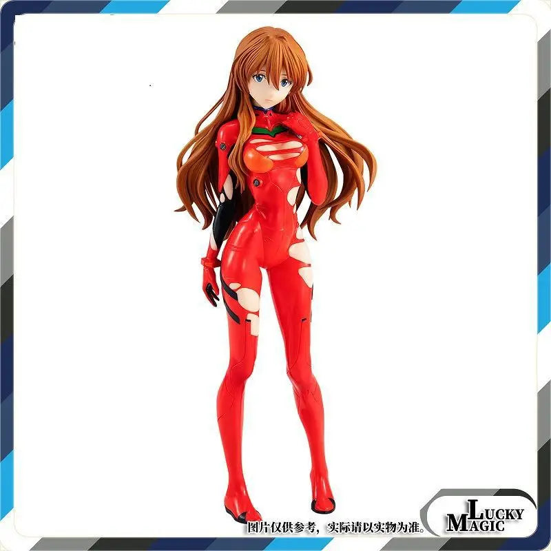 Genesis Evangelion Figure EVA Ayanami Rei Asuka Two-Dimensional Model Chassis Desktop Ornament Gift Doll Toy