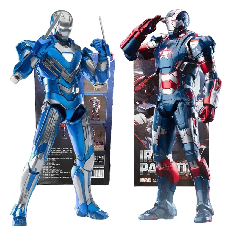 ZD Toys Iron Man Action Figure Iron Patriot MK1-7 MK17 MK33 MK85 MK30 War Machine Legends Avengers Tony Stark Collect Toy Gift
