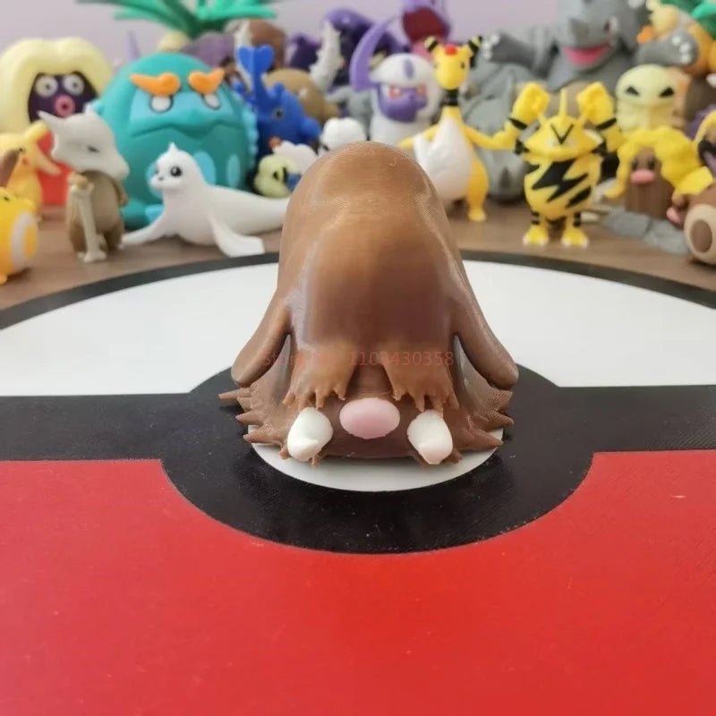 Anime Mamoswine Piloswine Swinub Action Figure Proportion World 1:20 Diy 3D Printing Cartoon Character Desktop Statue Gift Toy