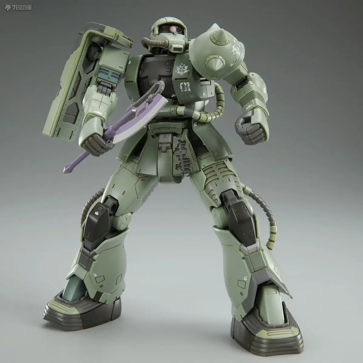 Weimei Wm Hg 1/144 Cucuruz Doans Zaku Ms-06f Battle Damaged Assembly Model Kit Action Figure Plastic Model Custom Toys Gifts