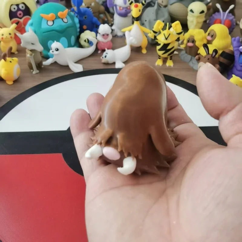 Anime Mamoswine Piloswine Swinub Action Figure Proportion World 1:20 Diy 3D Printing Cartoon Character Desktop Statue Gift Toy