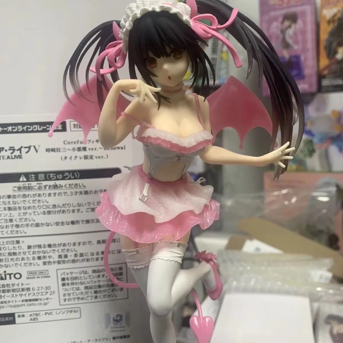 Date A Live Figure Tokisaki Kurumi Figures Swimwear Figurine Pvc Statue Model Doll Collection Desk Decoration Toys Holiday Gifts