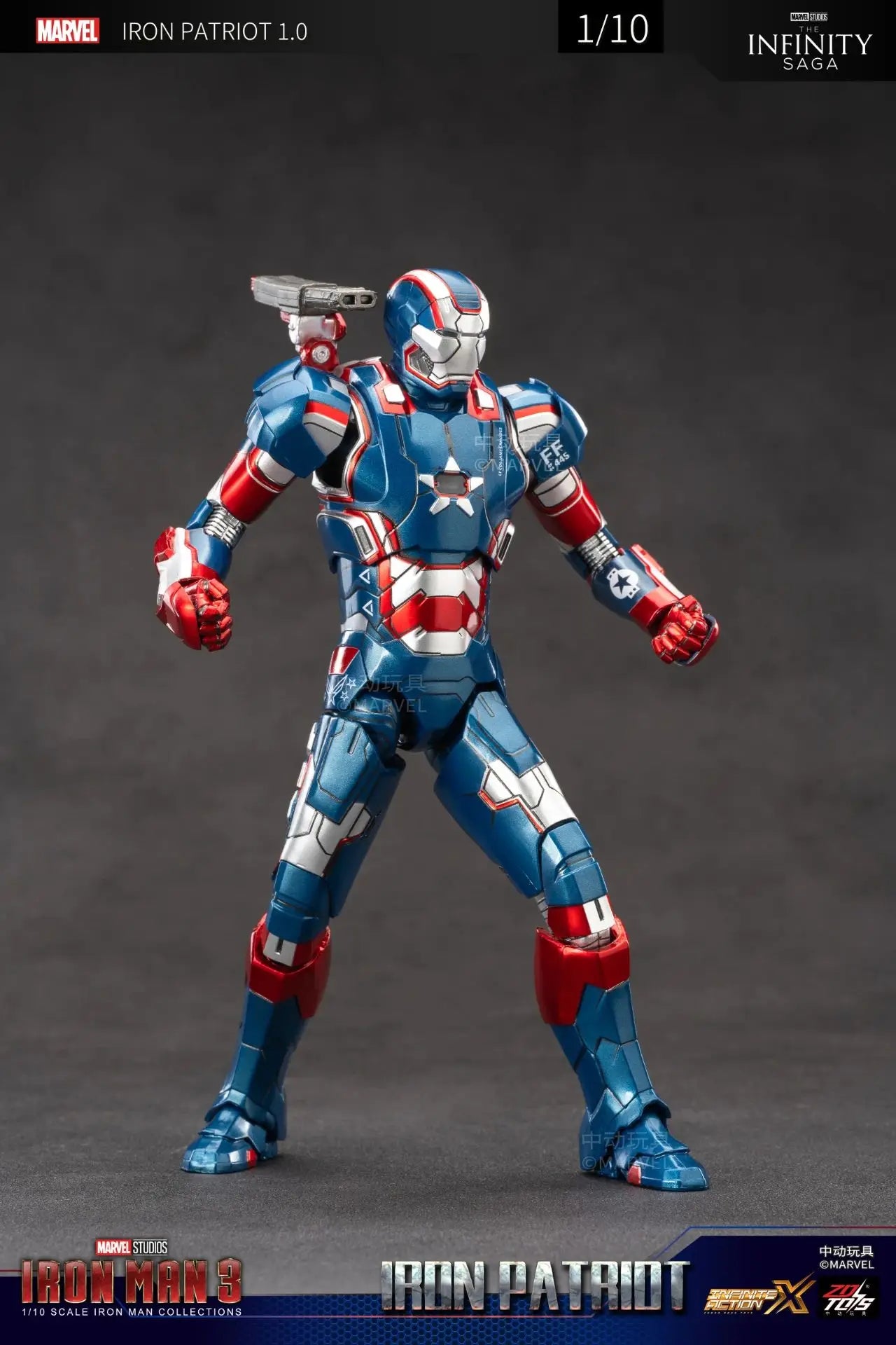 ZD Toys Iron Man Action Figure Mark 35 Red Snapper Iron Man MK 24 MK 22 MK 47 Tony Stark Ironman Figure Action Collect Toy Gift