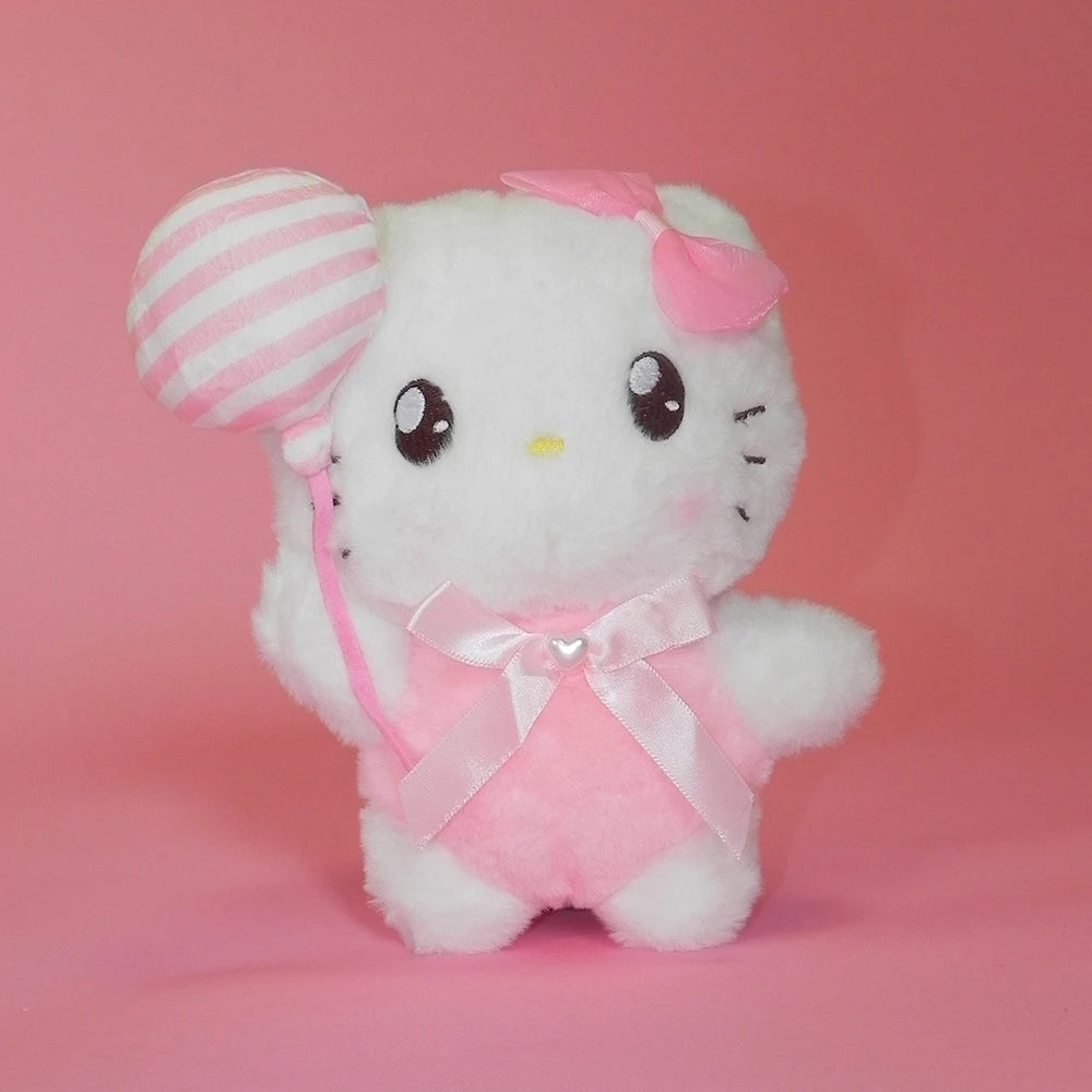 20cm Anime Sanrio Plush Toys Kawaii Hello Kitty Cinnamoroll Kuromi Pom Pom Purin cat Gift Dolls Stuffed Children Plushies Doll