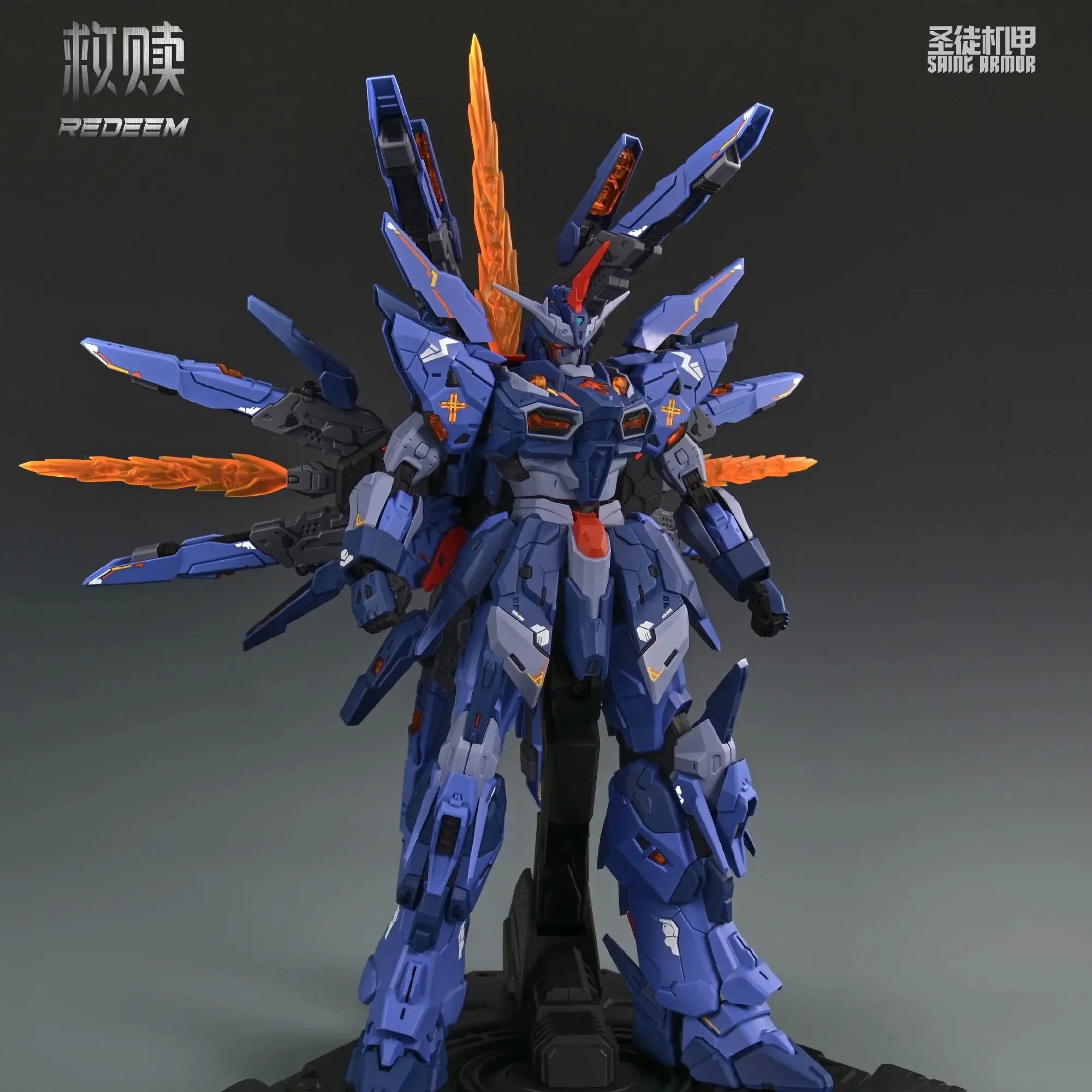 ZAOWORKSHOP MG 1/100 Saint Armor Redeem Assembly Model Kits Action Anime Figures Collection Robots Toys Gifts Mobile Suit