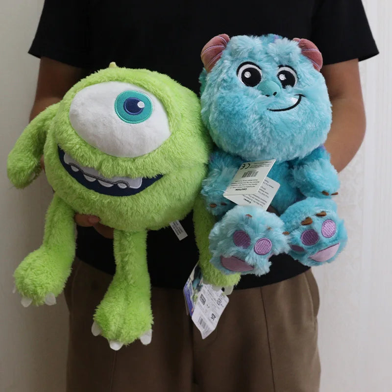 Kawaii Disney Monsters University Stuffed Toys Set Movies And Tv James P Sullivan Mike Mr.Q Cute Anime Stuff Gift For Girlfriend