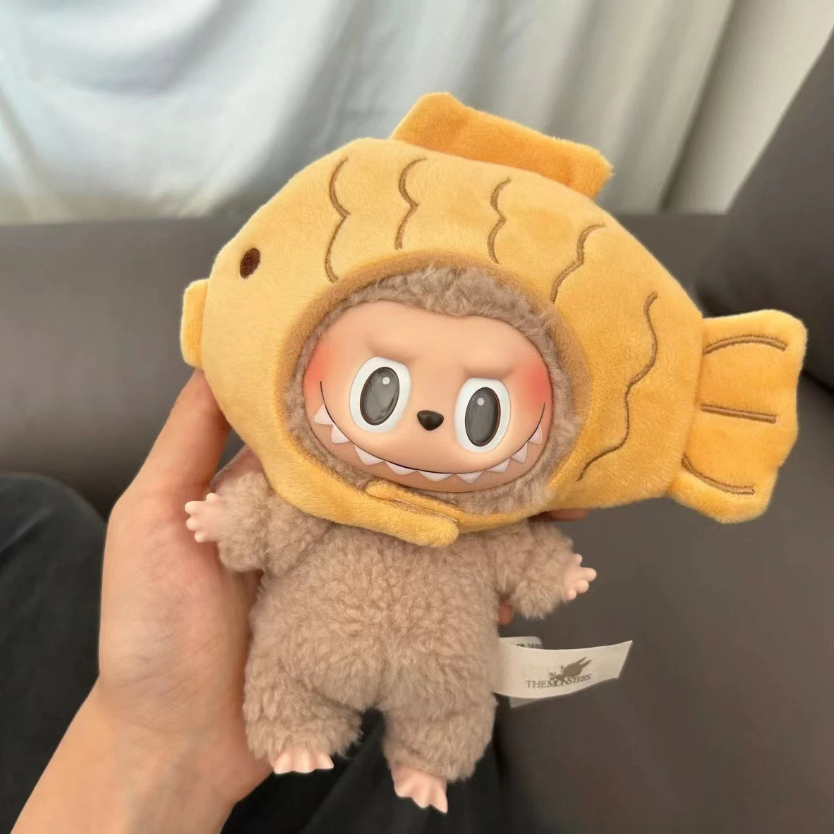 17cm doll clothes labubu hat cotton doll accessories Gourmet headgear headwear Korea Ido doll clothes cute diy Gift Headset