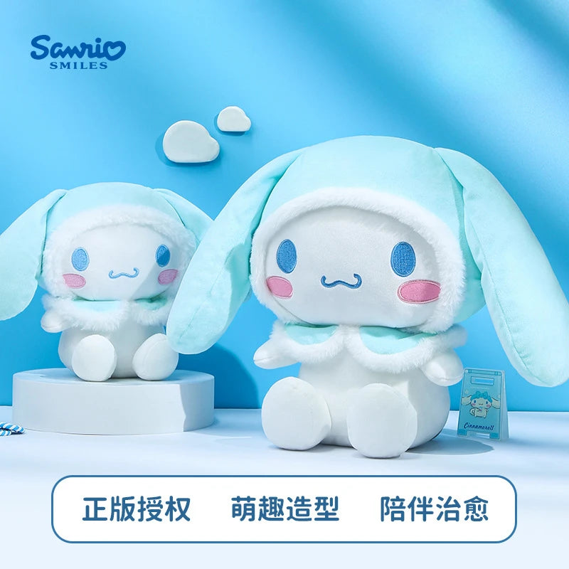 25cm Sanrio Cartoon Jade Gui Dog Plush Doll Big Ear Dog Doll Hat Toy Girl Christmas Gift Birthday Gift