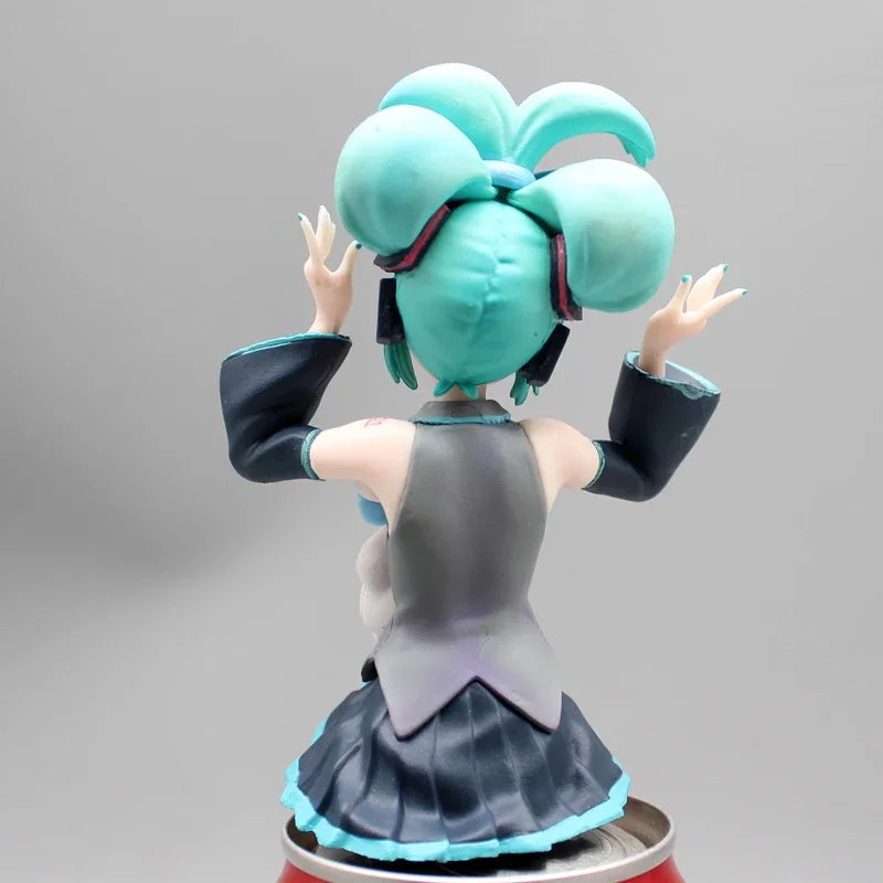 Anime Hatsune Miku Figures Rem Hatsune Miku Action Figures Pressing Bubble Noodles 15cm PVC Collection Model Toys Birthday Gifts