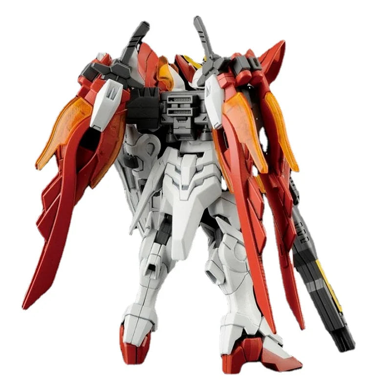Bandai Gundam Model Kit Anime Figure HGBF Wing Gundam Zero Honoo Gunpla Model Anime Action Figure Action Toy Figure