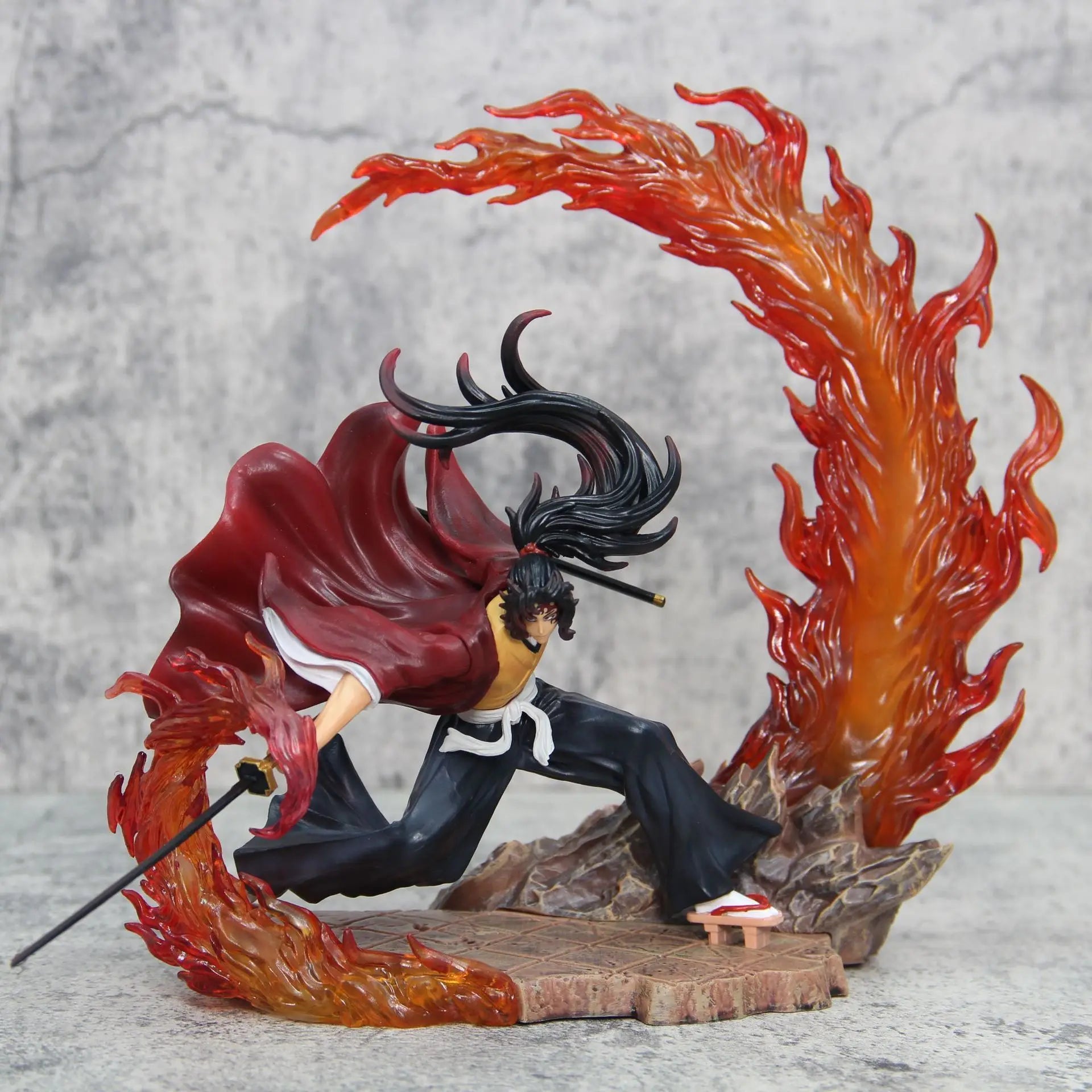 23cm Anime Figures Demon Slayer Kokushibou Vs Tsugikuni Yoriichi Pvc Aciton Figure Collection Statue Tabletop decoration Gifts