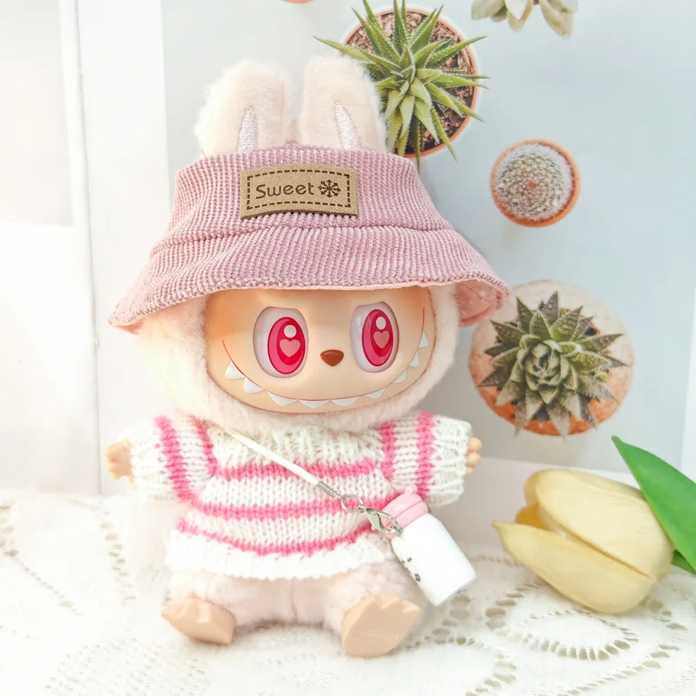 Labbubu Clothes Labubu Doll Accessories Kawaii Jewelry Cute Doll Ornament Christmas Gift Creative Labubu Keyring Kids Toys