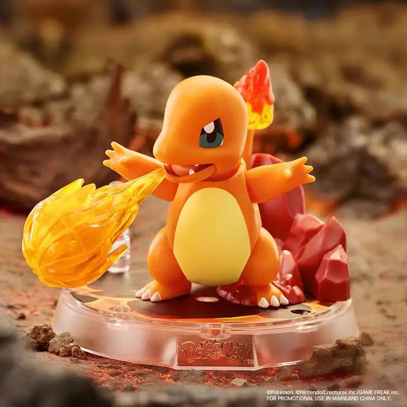 Pokémon Building Blocks Charizard Ceruledge Meowscarada Greninja Assembled Movable Model Ornament Toy Collection Gift