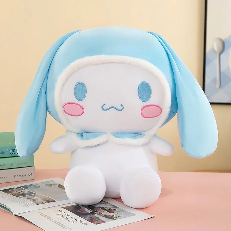 20cm Anime Sanrio Plush Toys Kawaii Hello Kitty Cinnamoroll Kuromi Pom Pom Purin cat Gift Dolls Stuffed Children Plushies Doll