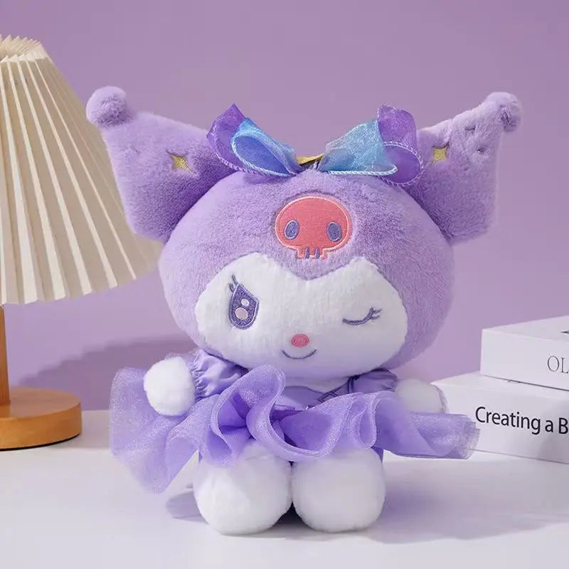 New style 20CM Kuromi Hello Kitty Melody Cinnamorol Pochacco Plush Toys Soft tuffed Animals Christmas Birthday Christmas Gifts