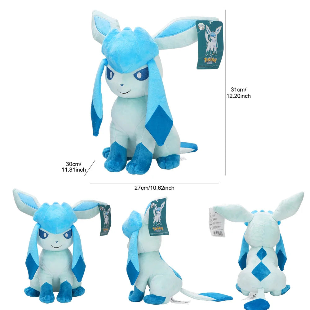 POKEMON Big Size Eevee Umbreon Sylveon Leafeon Espeon Glaceon Plush Toy Anime Stuff Doll Collection Kawaii Gift for Kid