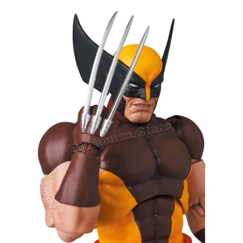 In-Stock Ct Toys Wolverine Mafex 138 Figure Brown Comic X-Men Action Figure Shf Anime Figurine Ko Model Kid Toy Christmas Gift