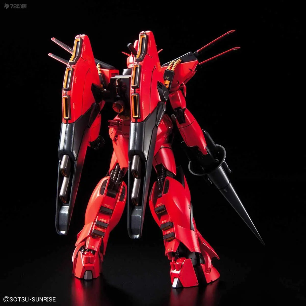 Bandai Original MODEL KIT GUNDAM RE 1/100 ALL  JAGD DOGA  ZAKU Anime Action Figure Assembly Model Toys  Model Gifts for Boys