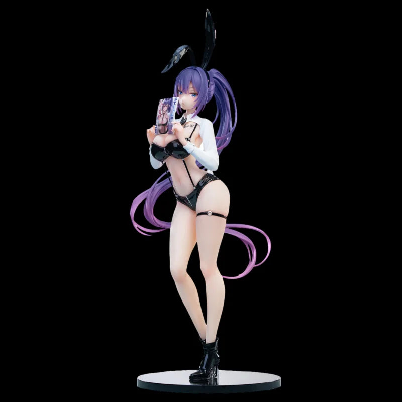 Biya Yuna Figure Standing Purple Ponytail 1/4 Rabbit Nest Bunny Girl Model Biya Una Bunny Girl Figure