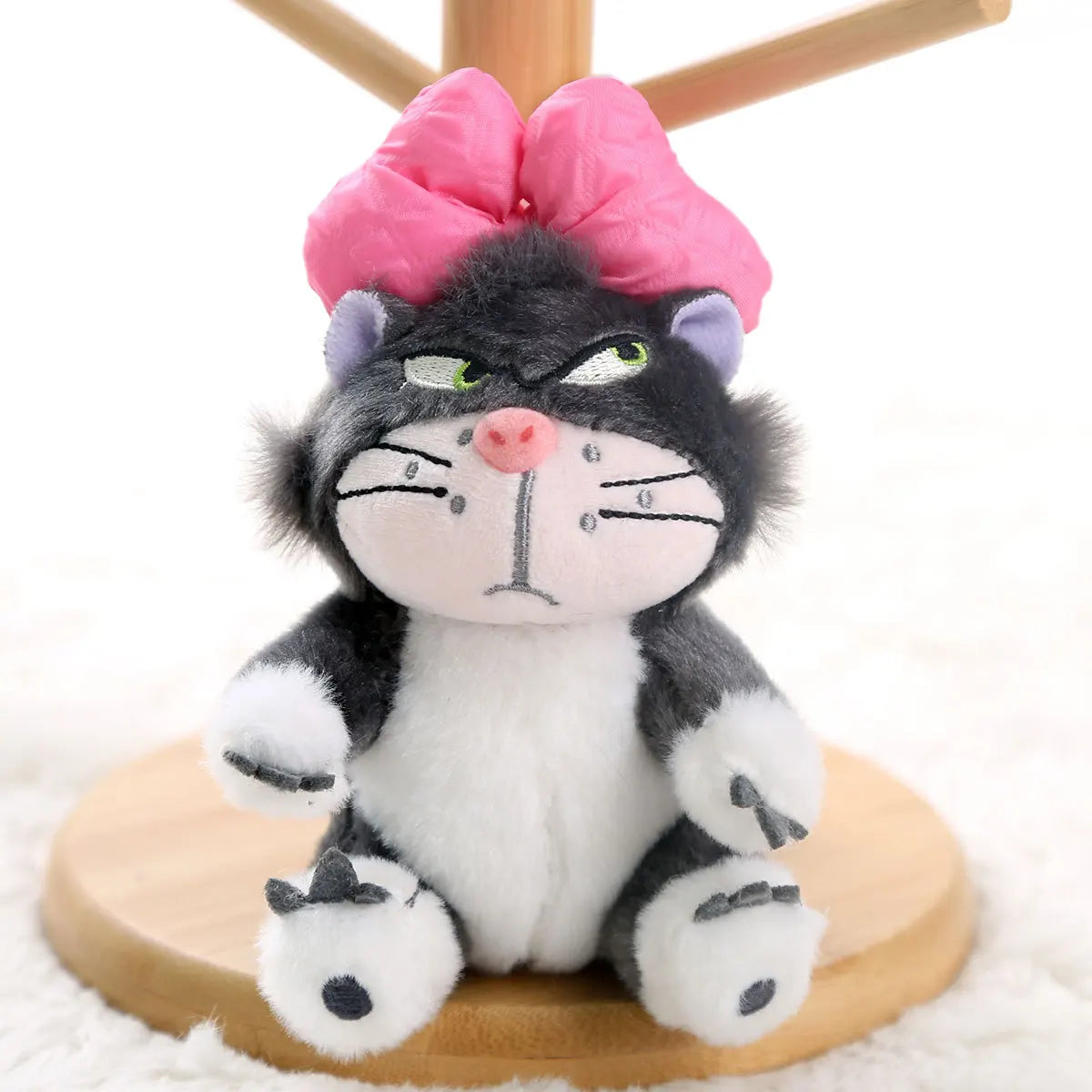 Lucifer Plush keychain Doll Kawaii Bow Lucifer Bag Pendant Plush Lucifer Coin Purse Stuffed Toy Backpack Pendant Birthday Gift
