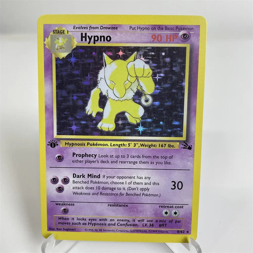Holographic PKM Collection Cards PTCG Proxy Card Blue Core Paper Card Kids PKM Vaporeon/SnorlaxDragonite/Blastoise