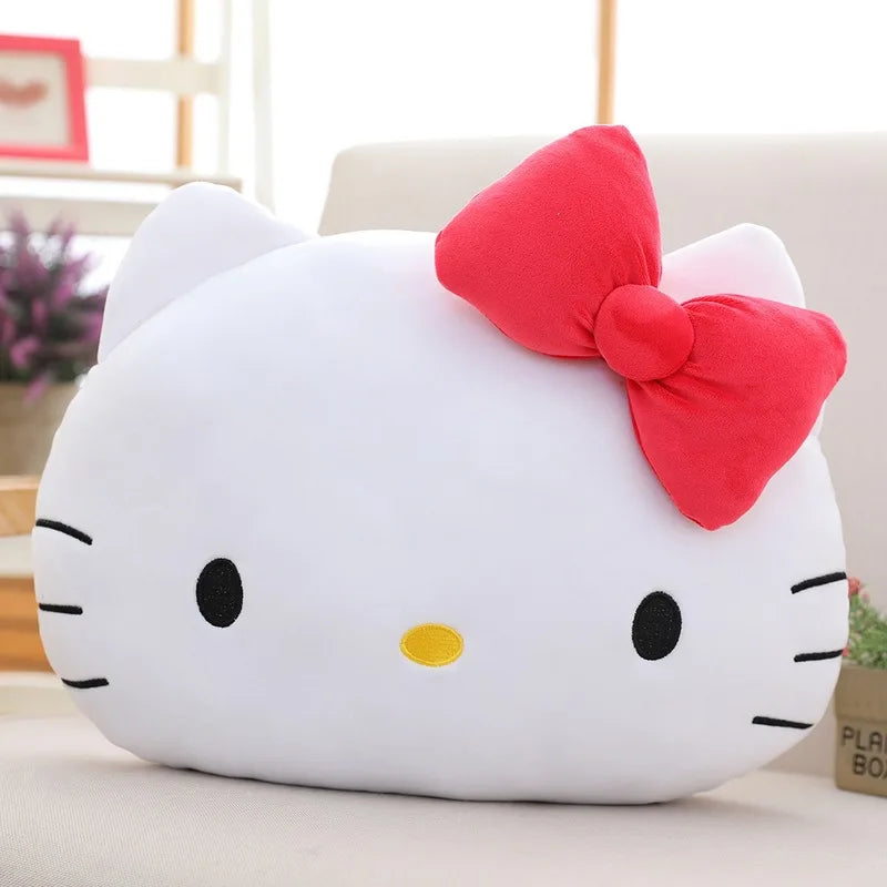 Sanrio Hello Kitty My Melody Pompom Purin Keroppi Kawaii Plush Toy Cartoon Animals Doll Room Decor Anime Pillow Cushion Peluche