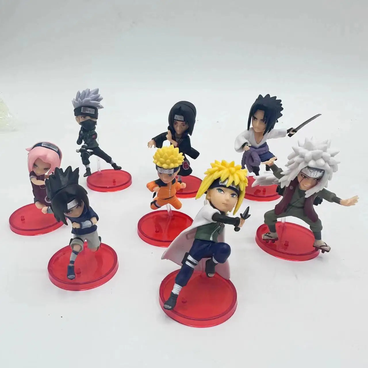 8pcs/set Naruto PVC Action Figure Model Toys