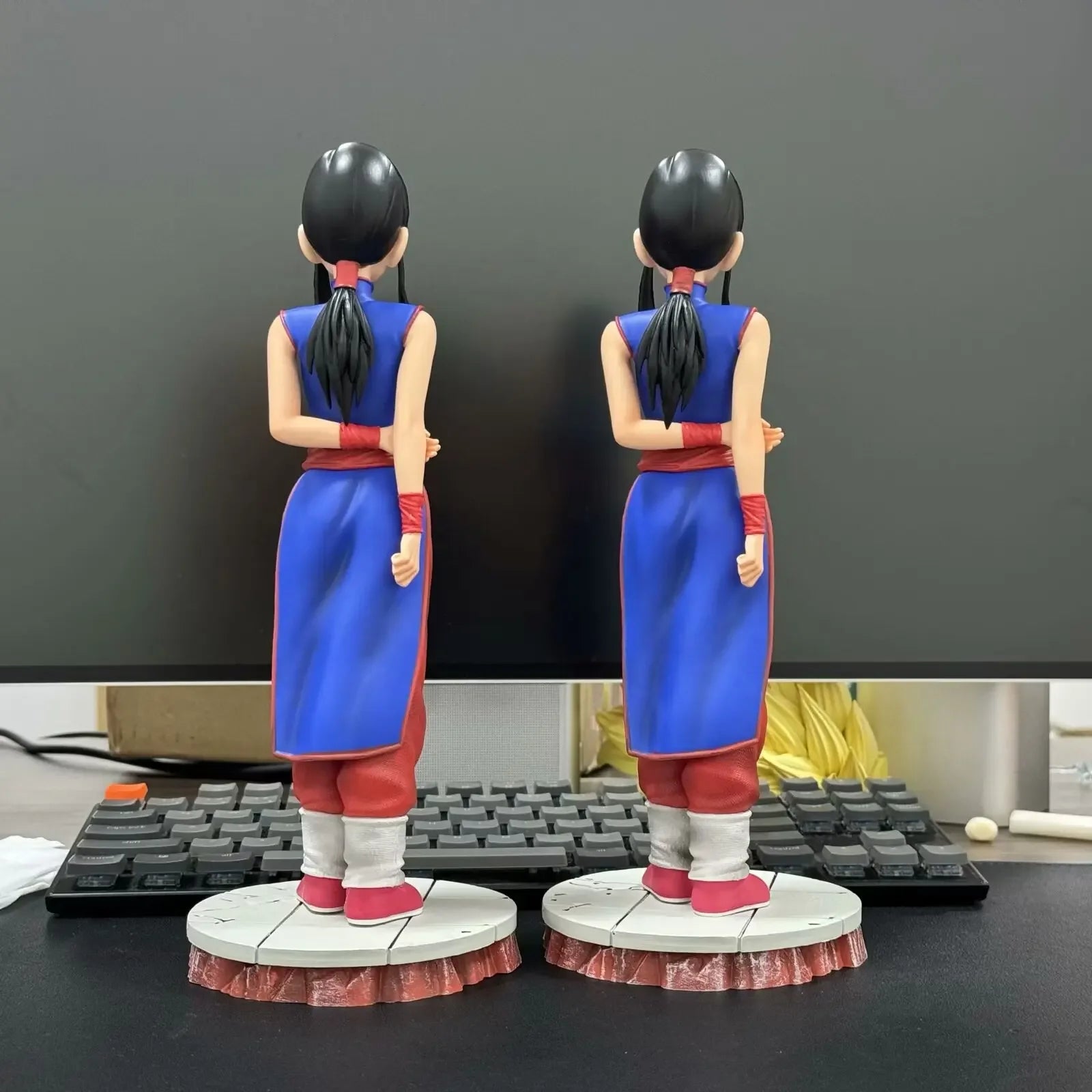 28cm Dragon Ball Z Chichi Action Figure son goku Chichi Figurine Pvc Statue Collection Model Toys Gifts Decoration Ornament Doll
