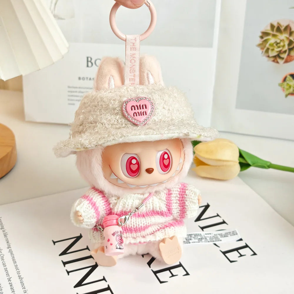 Labbubu Clothes Labubu Doll Accessories Kawaii Jewelry Cute Doll Ornament Christmas Gift Creative Labubu Keyring Kids Toys
