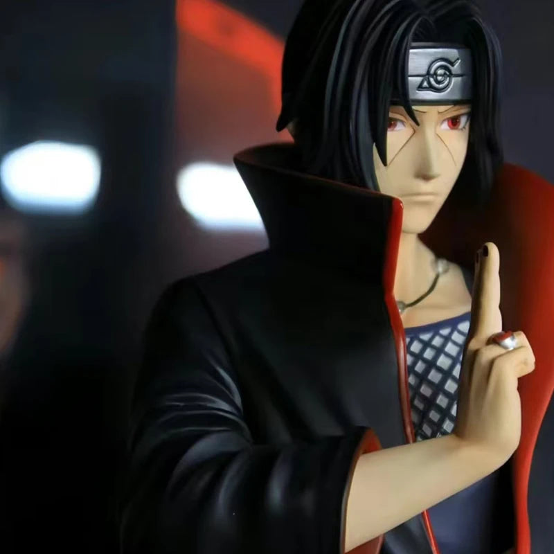 Naruto Anime Figure Uchiha Itachi Figurine 40cm PVC Action Statue Desk Decoration Doll Collection Birthday Gifts Toys For Kids