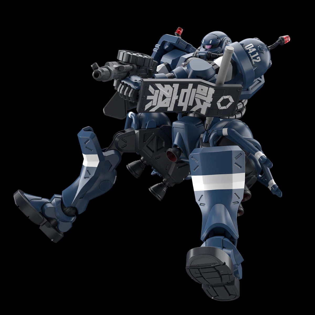 Bandai HG Mobile suit Gundam GQuuuuuuX Genuine MS-06-SSP Military Police Zaragu Assembled Figure Collectible Model Gift