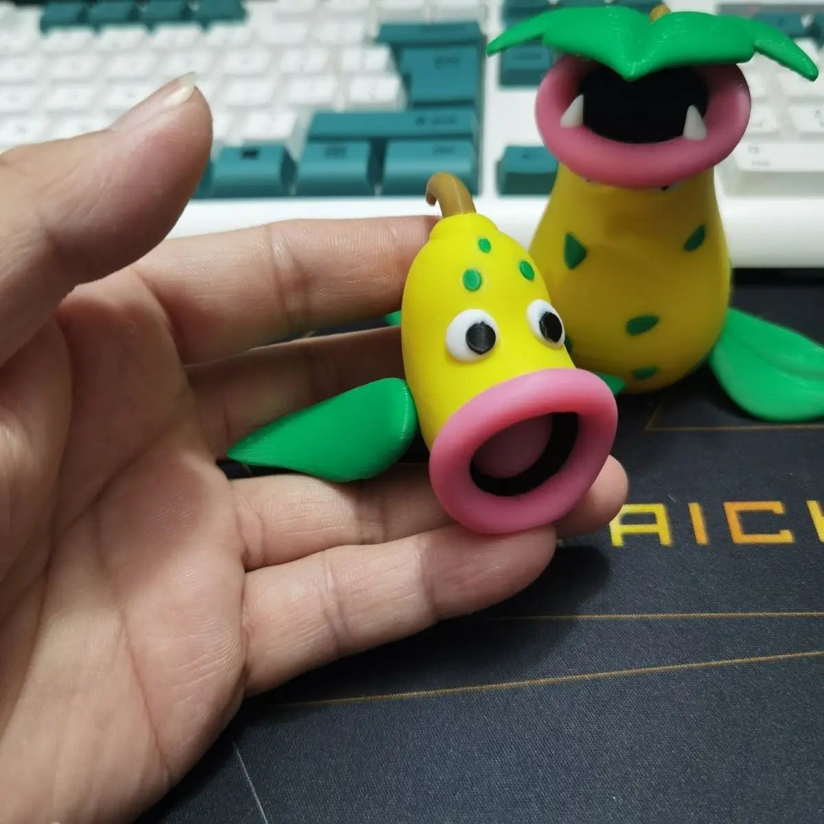 Anime Pokemon 1:20 Weepinbell Victreebel Action Figures Pet Cartoon Statue Collection Ornaments Decoration Model Kids Toy Gift
