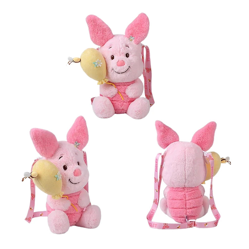 Disney Winnie the Pooh Plush Toy Backpack Pendant Children's Toy Soft and Comfortable Doll keyring Birthday Present