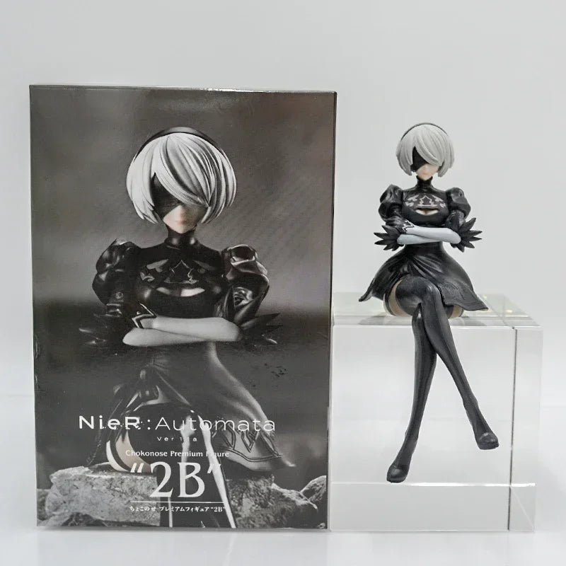 18cm NieR:Automata Ver1.1a YoRHa No.2 Type B Anime Girl Figure NieR Automata YoRHa No.9 Type 9S/2B Action Figure Model Doll Toys