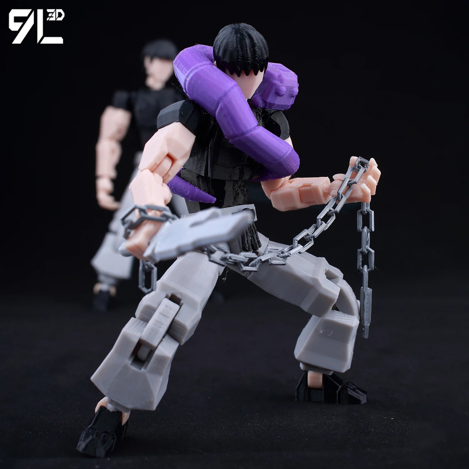 VIP-Dropshipping 9L3D Printed Anime Characters Lucky Dummy 13 Action Figures Multi-Jointed Movable Shapeshift Mannequin Toys