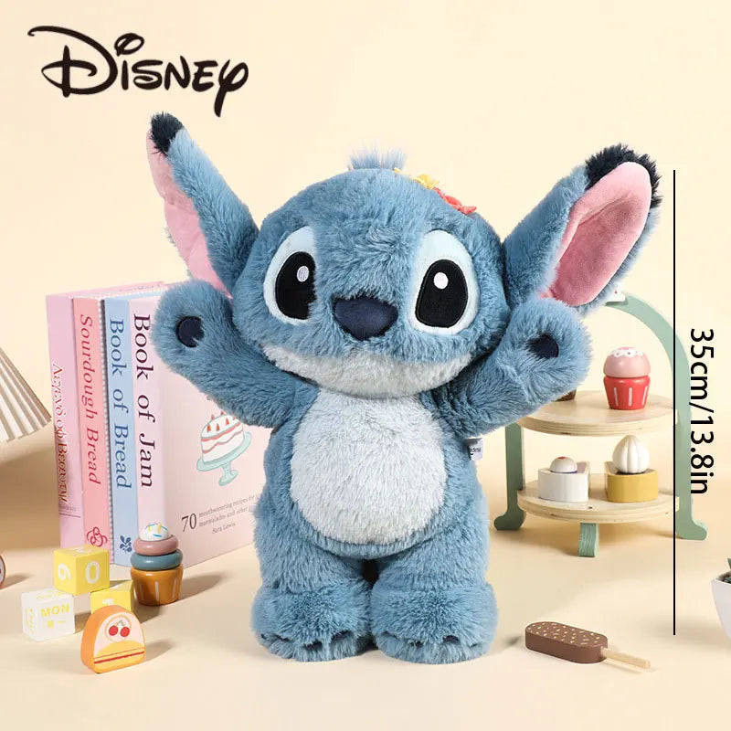 Disney Stitch Plush Toy Anime Doll keyring Cartoon & Cute Children's Toys Backpack Pendant valentines Gift